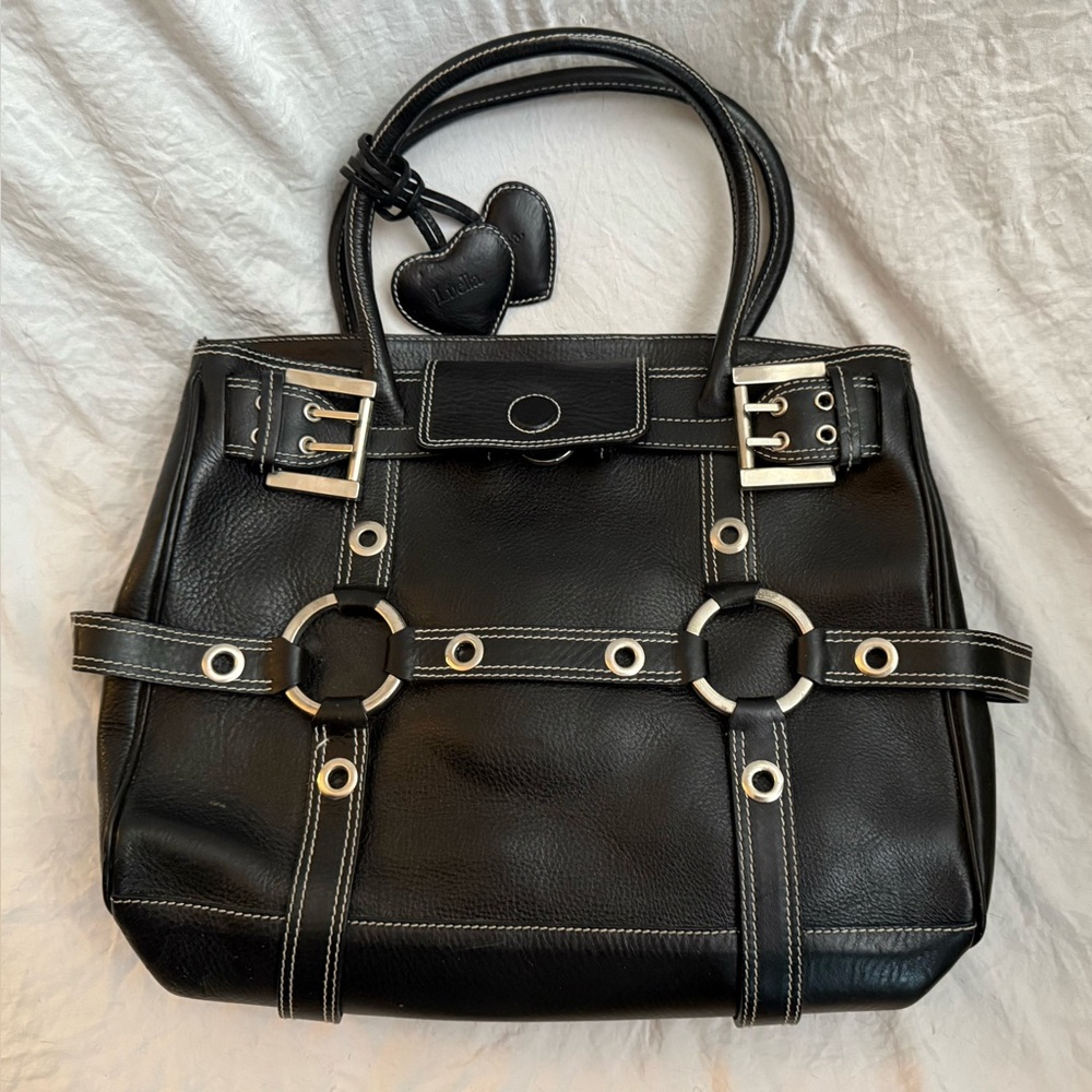Luella authentic black handbag NWOT